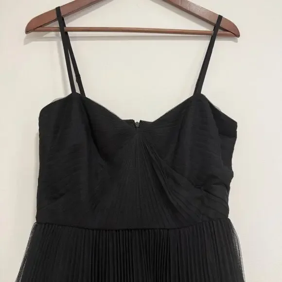 NEW Hutch Virginia Sleeveless Sweetheart A-Line Maxi Dress Black Size 2
